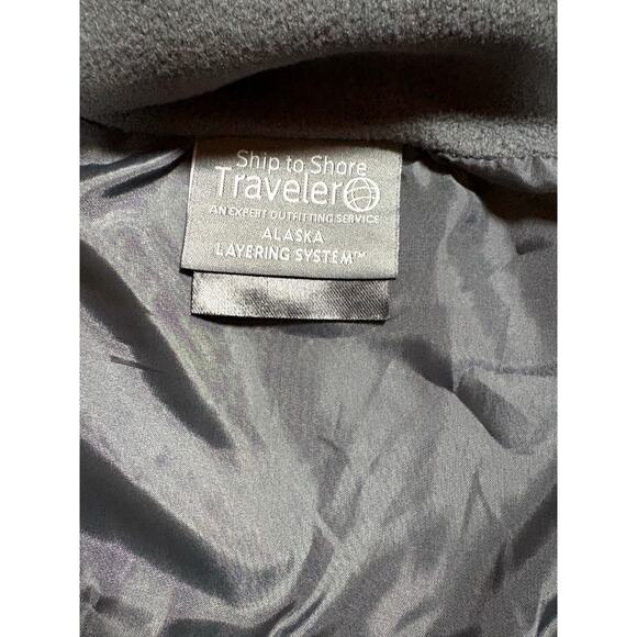 Seaborn Ultimate Alaska Cruis Hooded Jacket- Blue w/ Orange Zippers Men's Medium - Picture 8 of 10